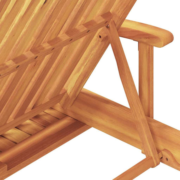 vidaXL Sun Lounger 3 pcs Taupe 200 x 67 x 84 cm Solid Acacia Wood