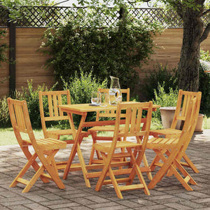 Bistro-Stühle Akazie mit Kissen 6er Set