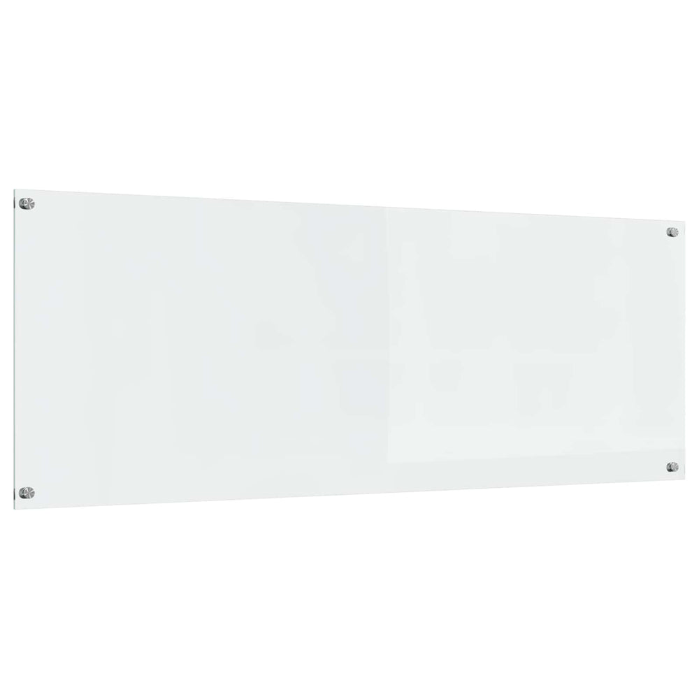 vidaXL Transparent Kitchen Splashback 110 x 40 cm Tempered Glass