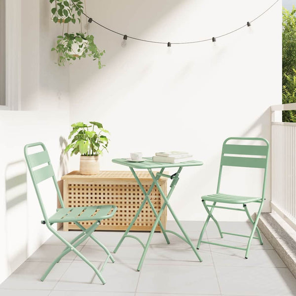 Gartenklappstuhl 2er Set Hellmint
