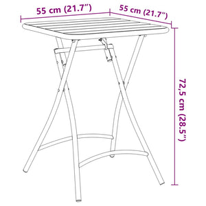 Beiger Bistrotisch für Garten & Terrasse