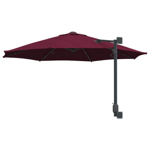 vidaXL Garden Parasol Burgundy 248 x 248 x 148 cm