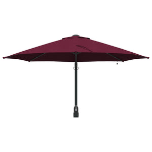 vidaXL Garden Parasol Burgundy 248 x 248 x 148 cm