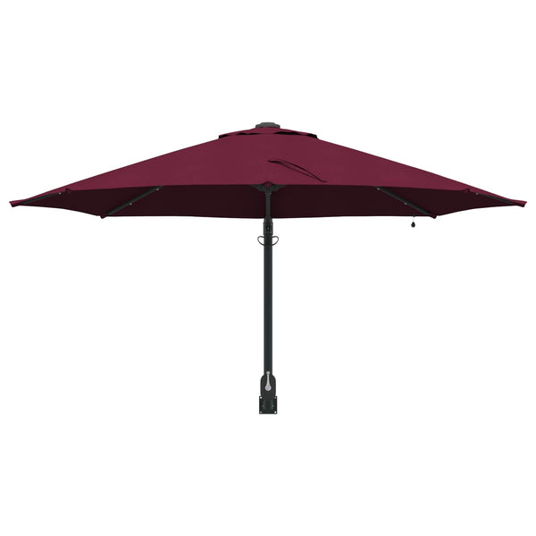 vidaXL Garden Parasol Burgundy 248 x 248 x 148 cm