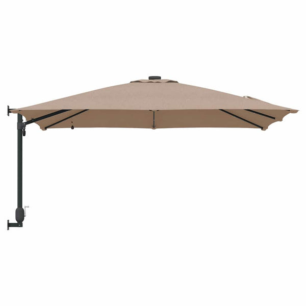 vidaXL Garden Parasol Taupe 248.5 x 247.5 x 160 cm