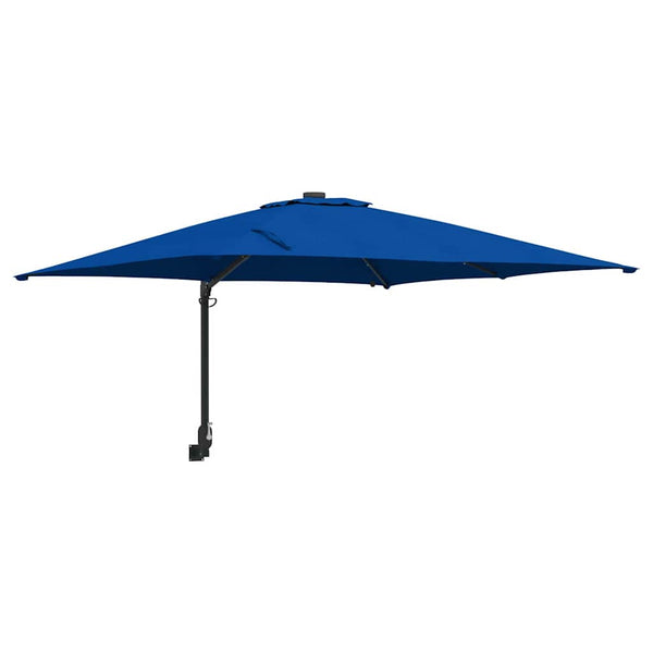 vidaXL Garden Parasol Azure Blue 248.5 x 247.5 x 160 cm