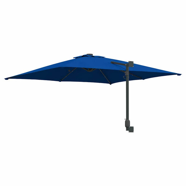 vidaXL Garden Parasol Azure Blue 248.5 x 247.5 x 160 cm