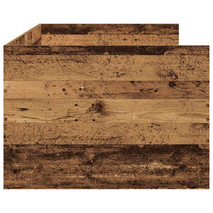 vidaXL Day Bed with Headboard Reclaimed Wood 90 x 200 cm Engineered Wood