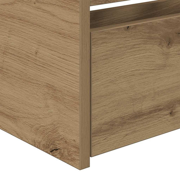vidaXL Day Bed with Headboard Artisan Oak 90 x 200 cm Engineered Wood