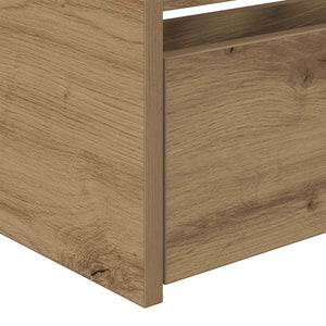 vidaXL Day Bed with Headboard Artisan Oak 75 x 190 cm Engineered Wood
