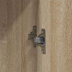vidaXL Wardrobe Sonoma Oak 55 x 25 x 189 cm Engineered Wood