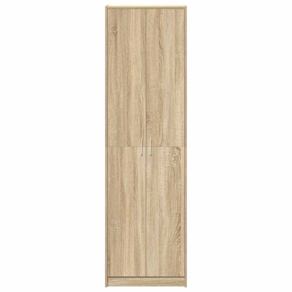 vidaXL Wardrobe Sonoma Oak 55 x 25 x 189 cm Engineered Wood