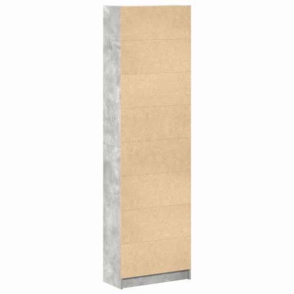 vidaXL Wardrobe Concrete Grey 55 x 25 x 189 cm Engineered Wood