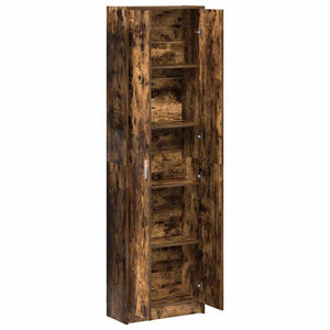 vidaXL Wardrobe Smoked Oak 55 x 25 x 189 cm Engineered Wood