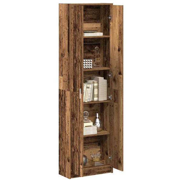 vidaXL Wardrobe with Shelf Reclaimed Wood 55 x 25 x 189 cm Engineered Wood
