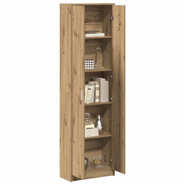 vidaXL Wardrobe Artisan Oak 55 x 25 x 189 cm Engineered Wood