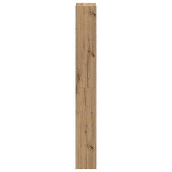 vidaXL Shoe Cabinet Artisan Oak 80 x 21 x 163.5 cm Engineered Wood