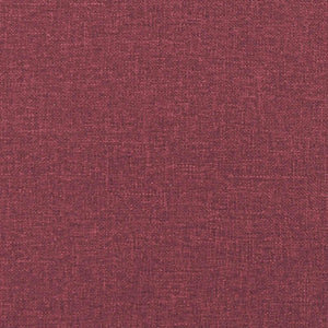 vidaXL Extendable Day Bed with Mattress Wine Red 90 x 165 x 87 cm Fabric