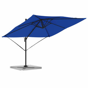 vidaXL Roma Parasol Blue 286 x 284 x 265 cm Aluminum and Polyester