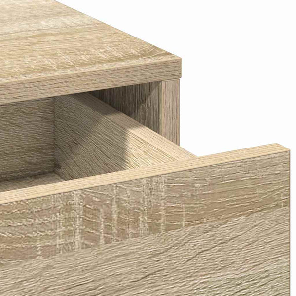 vidaXL Dressing Table 2 pcs Brown 50 x 41 x 135 cm Engineered Wood