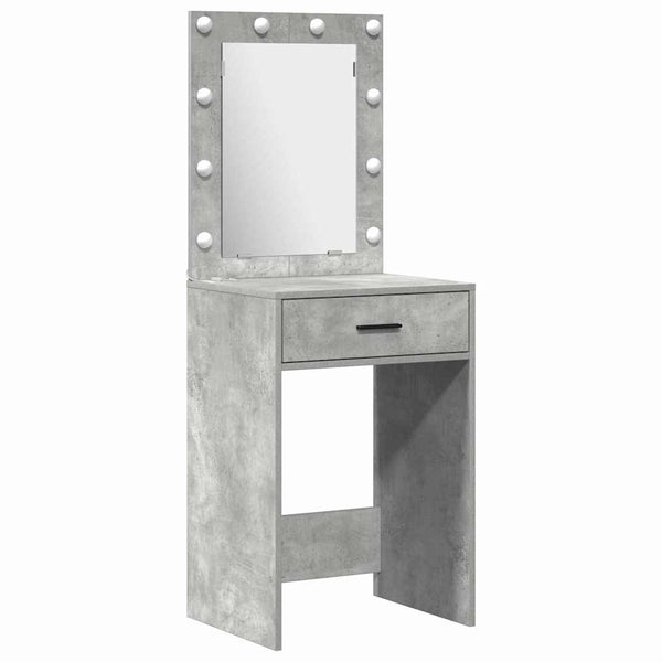 vidaXL Dressing Table 2 pcs Grey 50 x 41 x 135 cm Engineered Wood