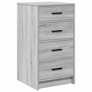 Schminktisch Grau Sonoma Holz mit Schubladen