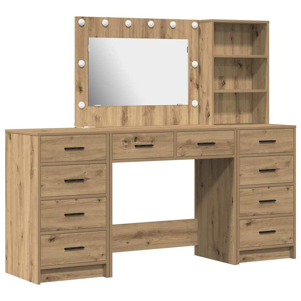 Schminktisch Artisan-Eiche mit Schubladen