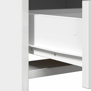 Schminktisch mit LED und Schubladen, Weiß