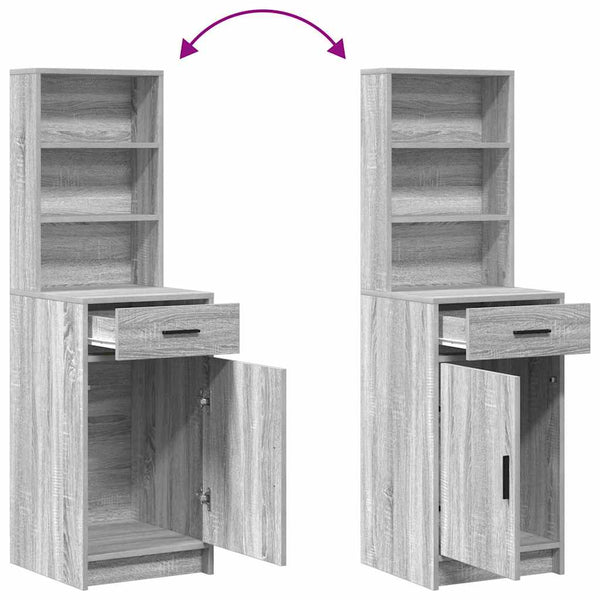 Schminktisch mit LED, Grau