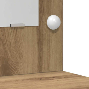 Schminktisch mit LED Artisan Eiche