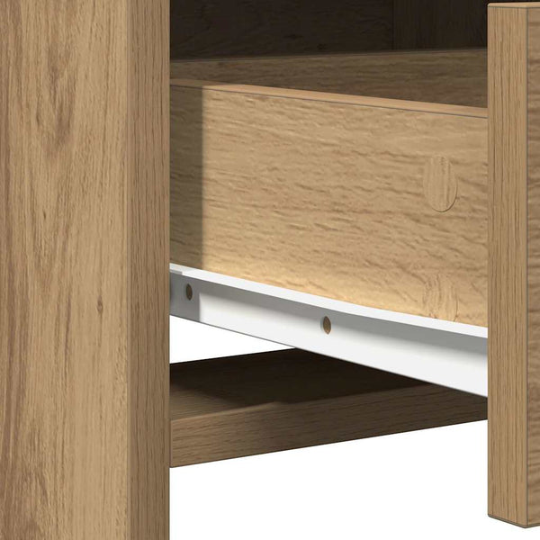 Schminktisch mit LED Artisan Eiche