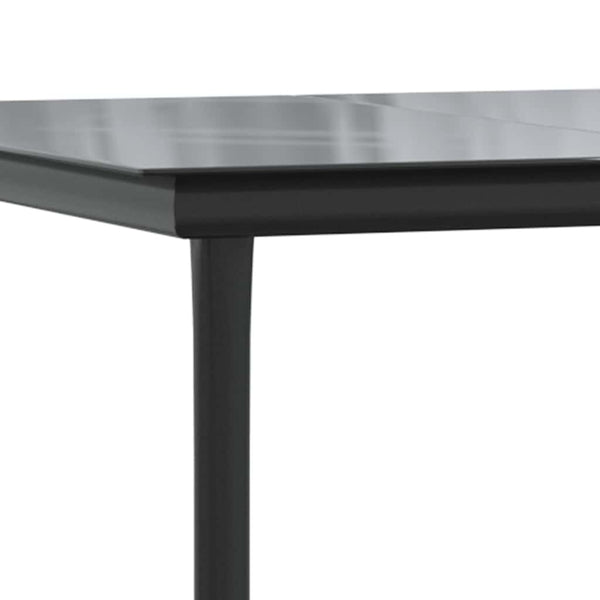 9-teiliges Garten Esszimmerset Braun Rattan