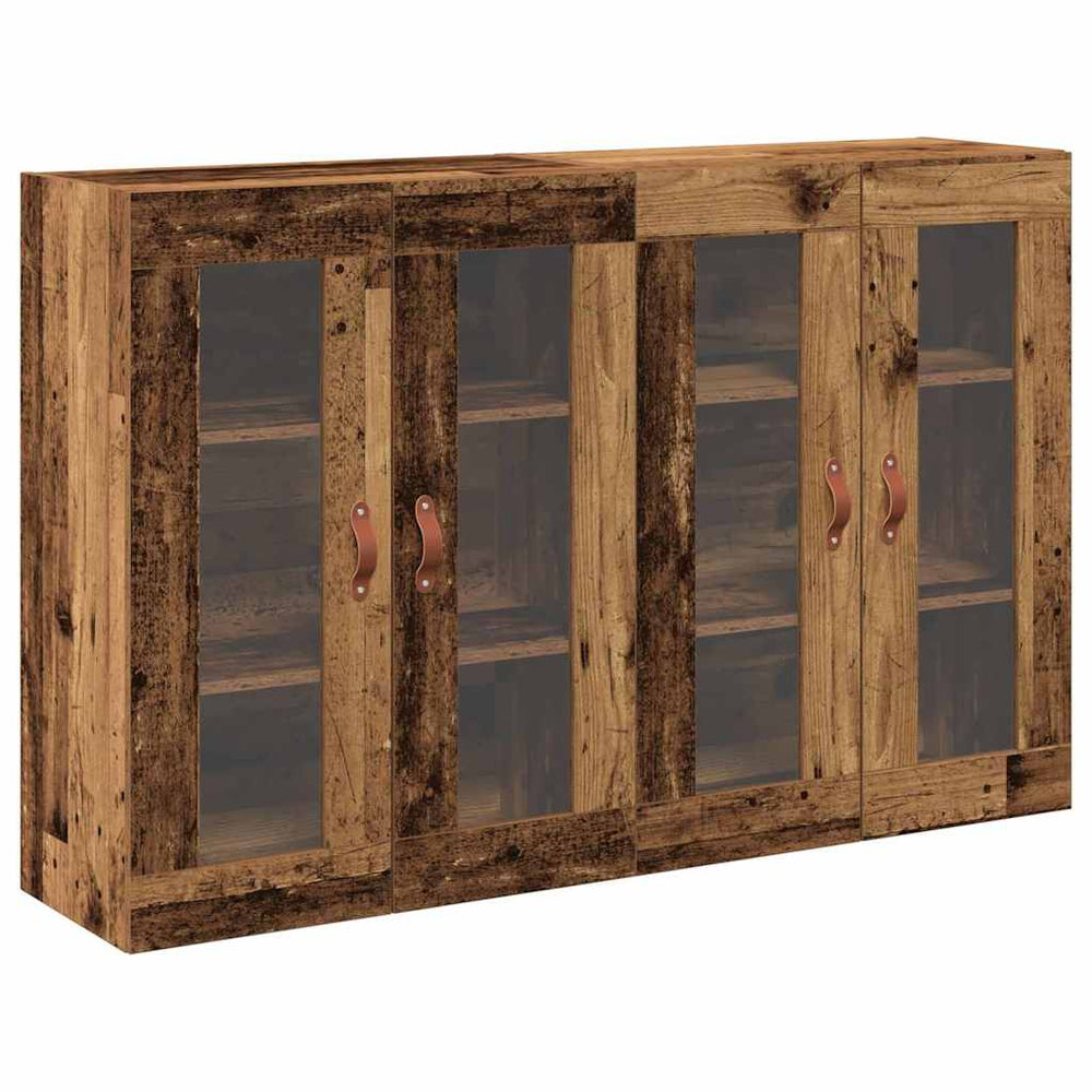 Wandschränke 2er Set Altholz 69,5x34x90cm