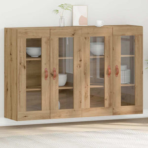 Wandschränke 2er Set Artisan Eiche 69,5x34x90 cm