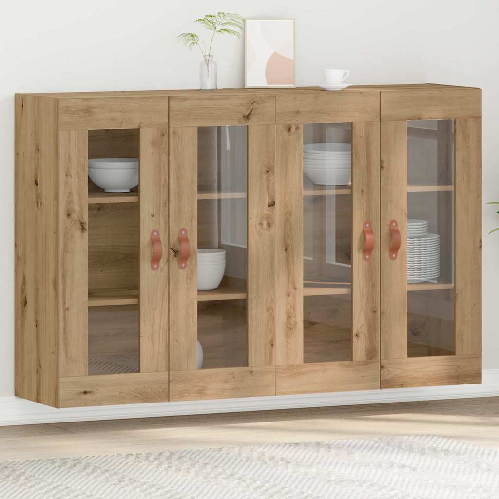 Wandschränke 2er Set Artisan Eiche 69,5x34x90 cm