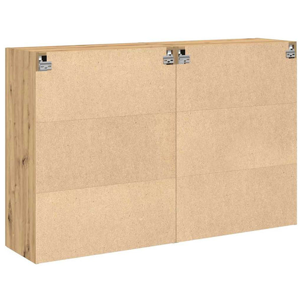 Wandschränke 2er Set Artisan Eiche 69,5x34x90 cm