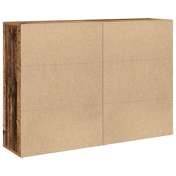 Sideboard 2er Set Altholz 60x31x84cm