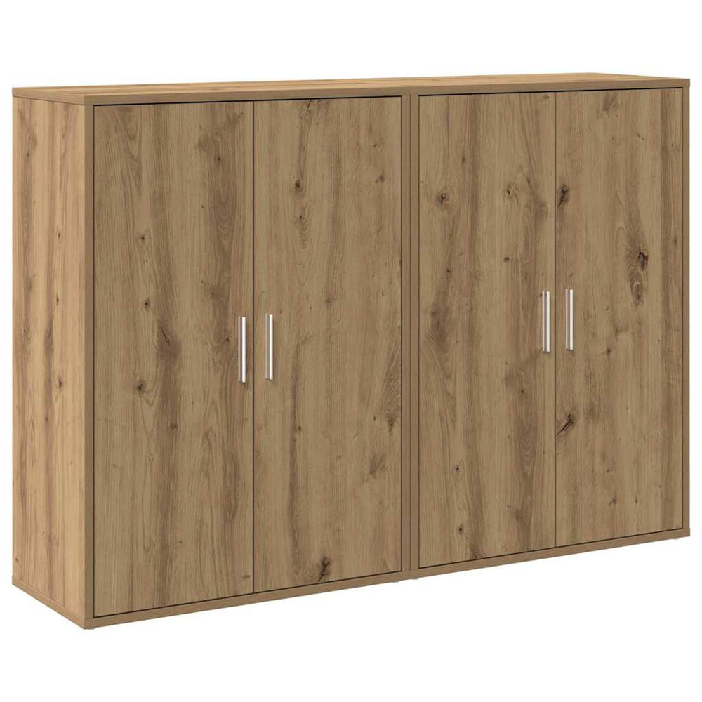Sideboard 2er-Set Artisan Eiche 60x31x84 cm