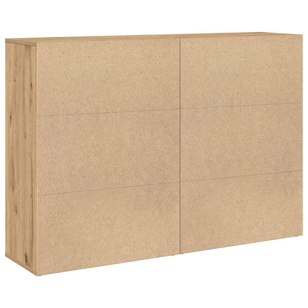 Sideboard 2er-Set Artisan Eiche 60x31x84 cm