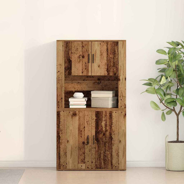 Highboard Altholz 80x33x150cm