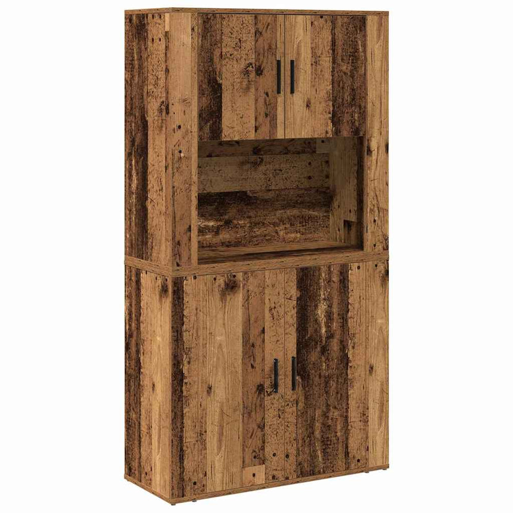 Highboard Altholz 80x33x150cm