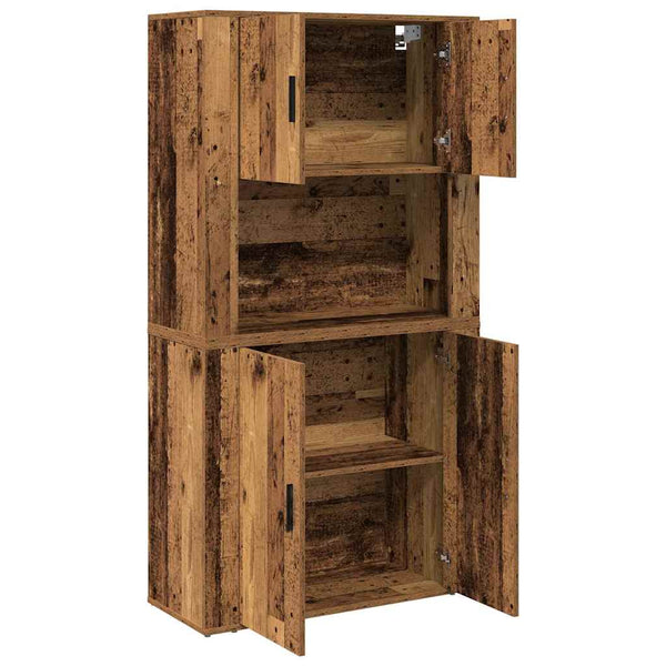 Highboard Altholz 80x33x150cm
