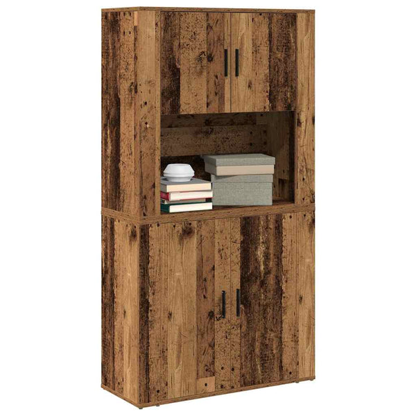 Highboard Altholz 80x33x150cm