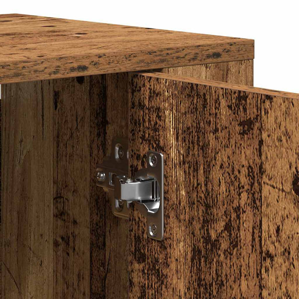 Highboard Altholz mit Schubladen 80x33x150cm