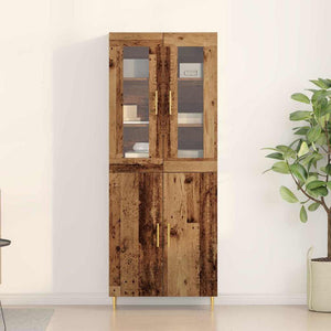 Highboard 2er Set Altholz