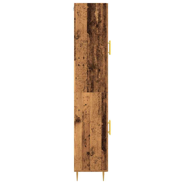 Highboard 2er Set Altholz