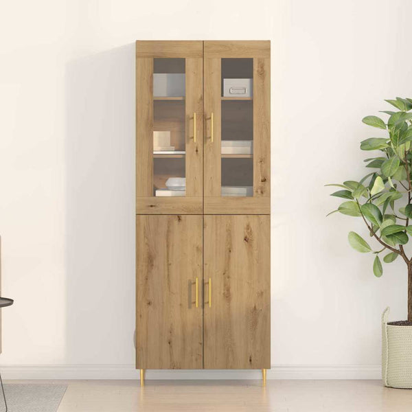 Highboard 2er-Set Artisan Eiche