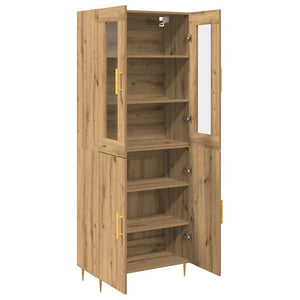 Highboard 2er-Set Artisan Eiche