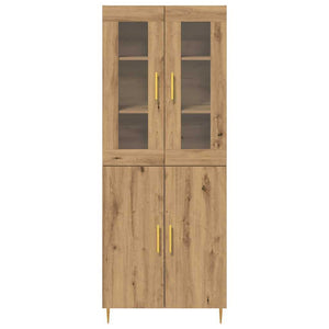 Highboard 2er-Set Artisan Eiche