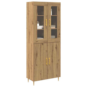 Highboard 2er-Set Artisan Eiche